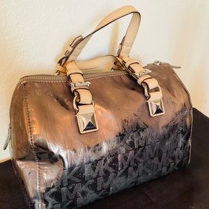 Michael Kors Metallic (Greyson)Satchel Bag